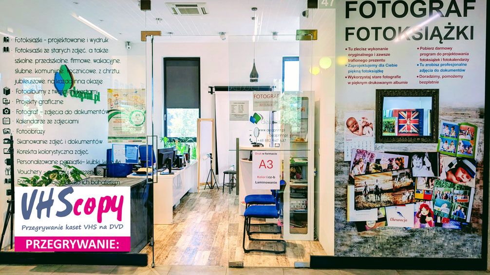 Przegrywanie kaset Wrocław- VHS-COPY.pl Wrocław ul Warmińska 20 lokal 47 biuro